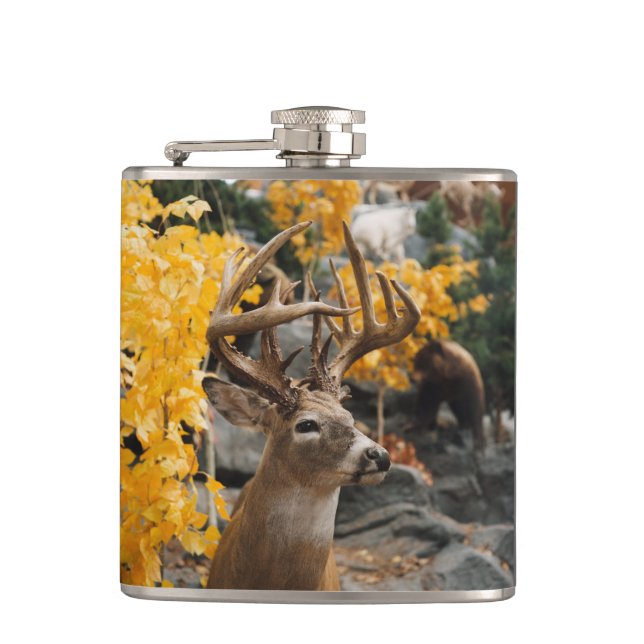 Trophy Deer Flask (Front)