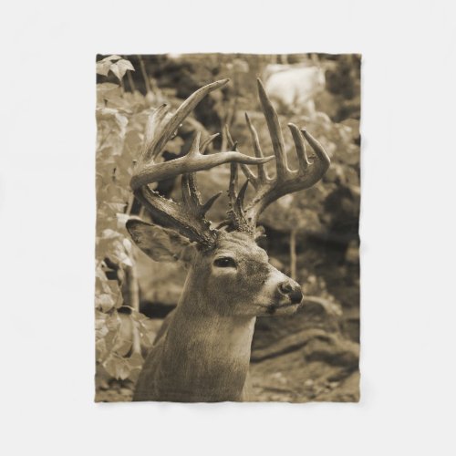 Trophy Deer Fleece Blanket