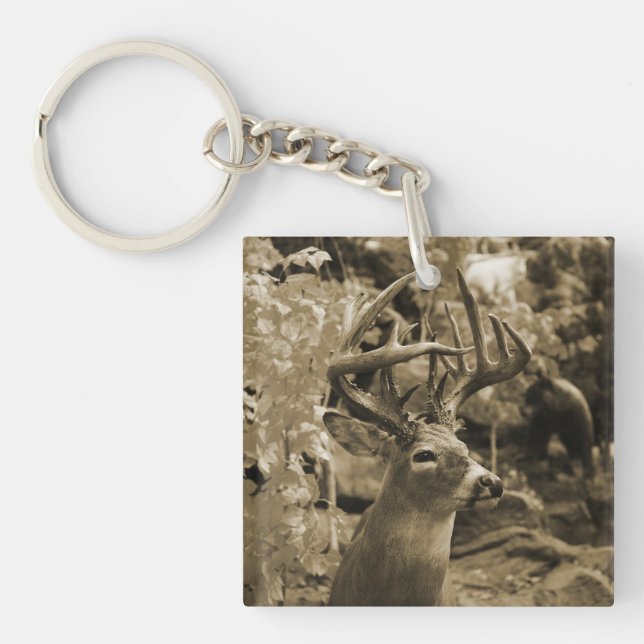 Trophy Deer Keychain (Front)
