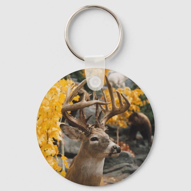 Trophy Deer Keychain (Front)