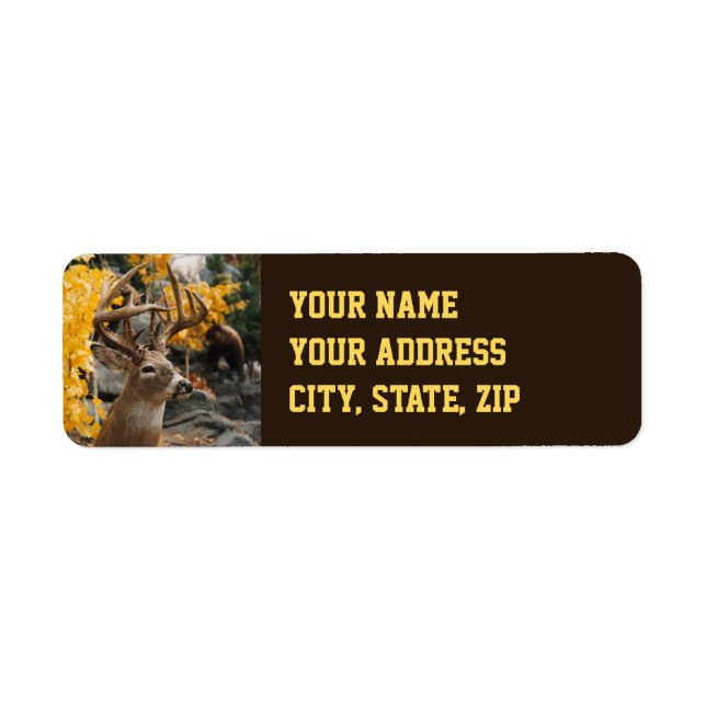 Trophy Deer Label (Front)