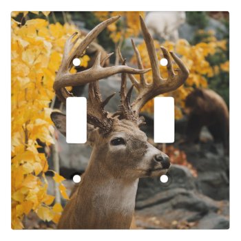 Trophy Deer Light Switch Cover by JTHoward at Zazzle