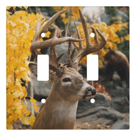 Trophy Deer Light Switch Cover