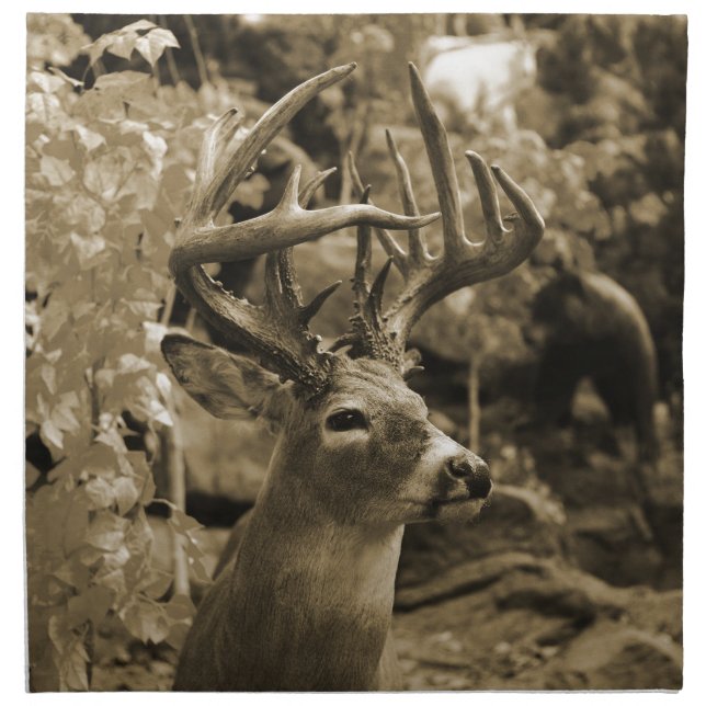 Trophy Deer Napkin (Front)