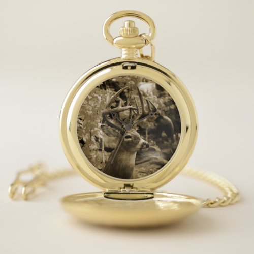 Trophy Deer  Pocket Watch