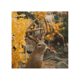 Trophy Deer Wood Wall Art