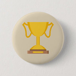 Trophy Emoji Pinback Button