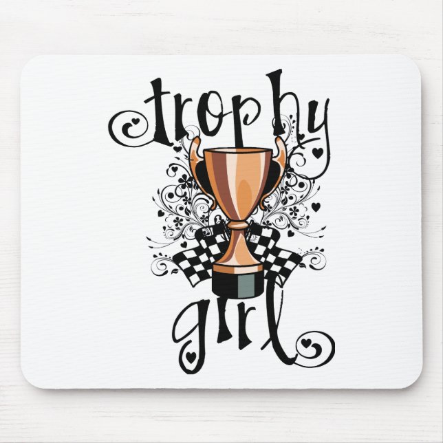 Trophy Girl Mouse Pad (Front)
