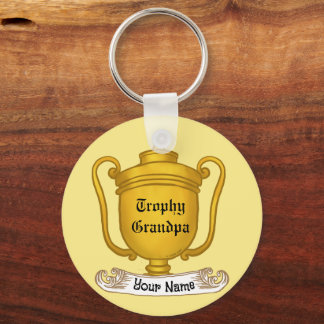 Trophy Grandpa   Keychain