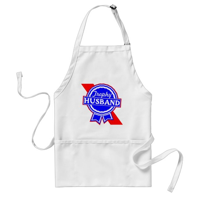 Trophy Husband Adult Apron (Front)