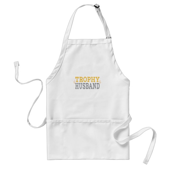 Trophy Husband Adult Apron (Front)