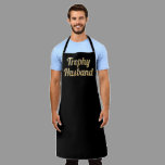 Trophy Husband BBQ Father's Day Apron
