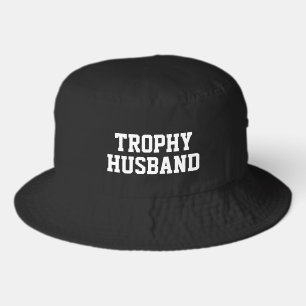 Trophy Husband bucket hat in black or other colors