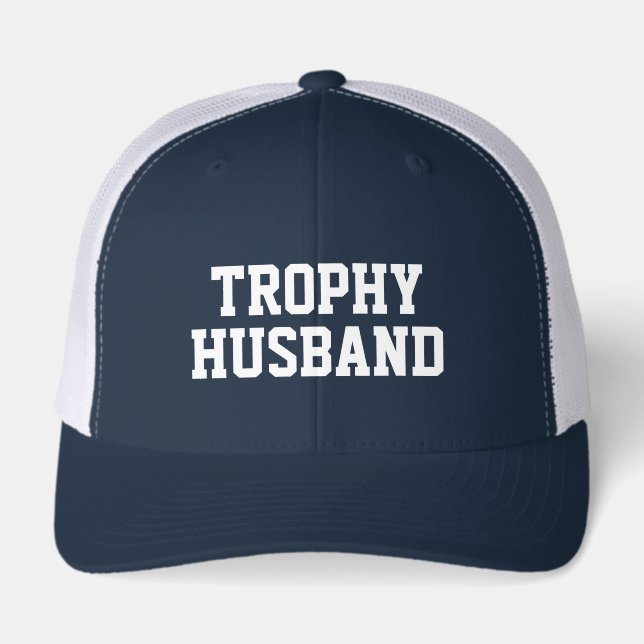 Trophy Husband cap for just married men (Front)