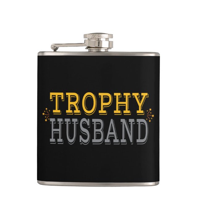 Trophy Husband Flask (Front)