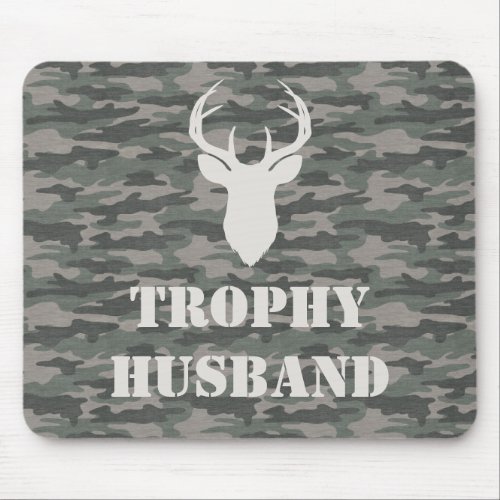 Trophy Husband Funny Mens Gift Mouse Pad