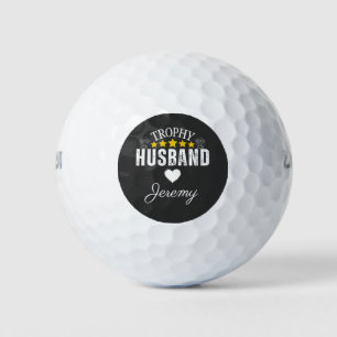 Trophy Husband Golf Balls: A Fun and Personalized  Balls