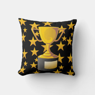 TROPHY THROW PILLOW