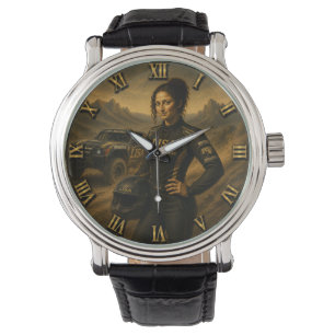 Trophy Truck Racer Funny Mona Motor sport Gift Watch
