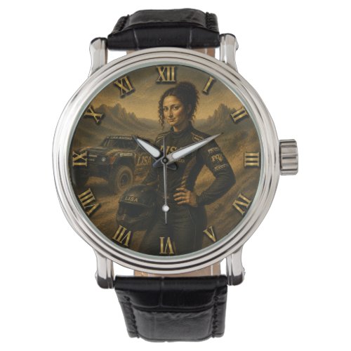 Trophy Truck Racer Funny Mona Motor sport Gift Watch