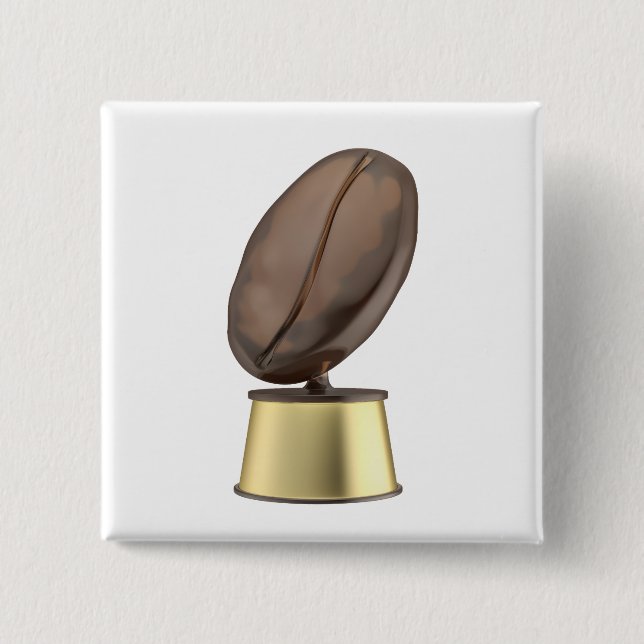 Trophy with coffee bean button (Front)
