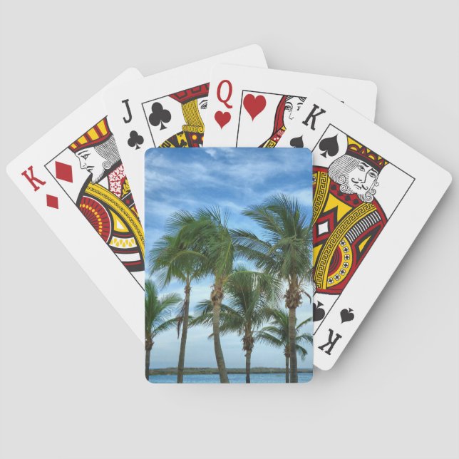 Tropial Afternoon Poker Cards (Back)