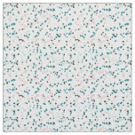 Tropic Breeze Teal &amp; Pink Confetti Dots Pattern Fabric