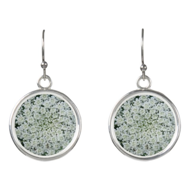 Tropic Flower Drop Earrings (Front)