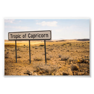 Tropic of Capricorn Desert Highway Sign