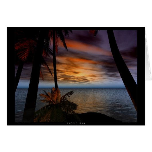 Tropic Sky Cards (Front Horizontal)