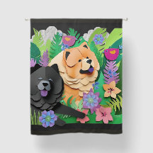 TROPIC TANGO red black chow