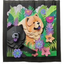 TROPIC TANGO red black chow