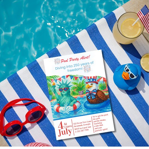 Tropical 250 years of Freedom Pool Party