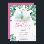 Tropical 50th Birthday Party Invitations<br><div class="desc">Make their fiftieth unforgettable with these unique 50th birthday party invitations, perfect for an adult celebration filled with tropical flair and fun. Whether you're planning a surprise party or a laid-back island bash, this design brings your Hawaiian luau party ideas to life. Featuring original watercolor happy hour drinks, lush tropical...</div>