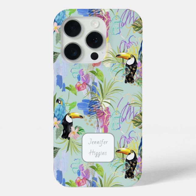 Tropical Abstractions  Case-Mate iPhone Case (Back)