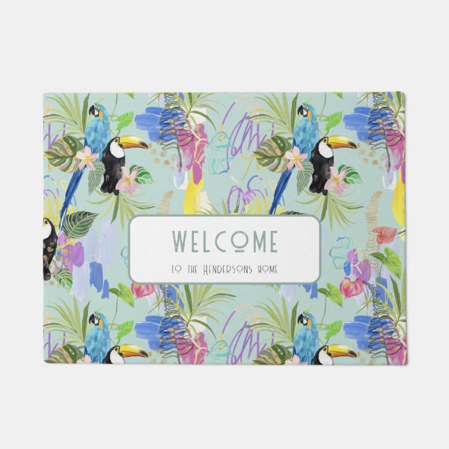 Tropical Abstractions  Doormat (Front)
