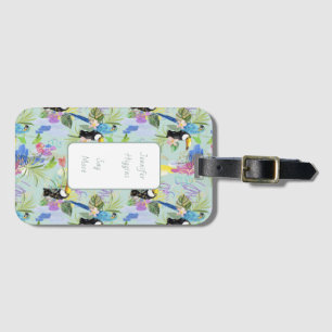 Tropical Abstractions Luggage Tag
