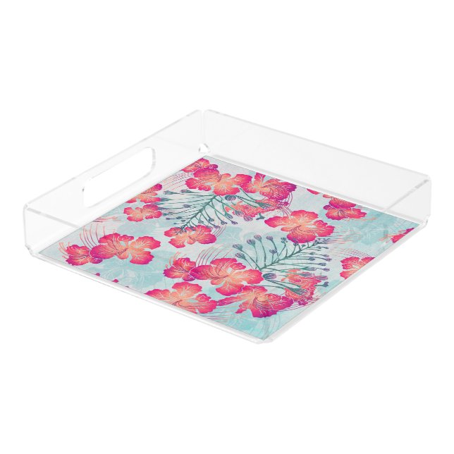 Tropical acrylic tray (Angled)