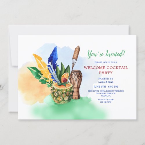 Tropical Affair Invitation