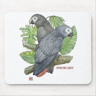 Tropical African GreysMouse Pad Mouse Pad