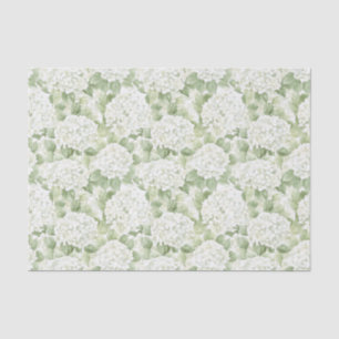 Tropical Aloha Beach Hydrangea Floral Wedding Tissue Paper