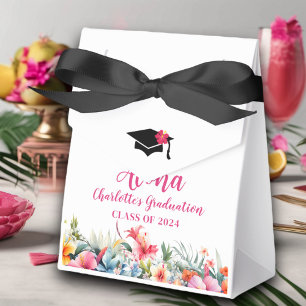 Tropical Aloha Luau Graduation 2024 Favor Boxes