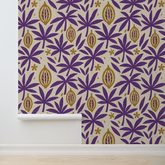 Tropical aloha print wallpaper  (Application)