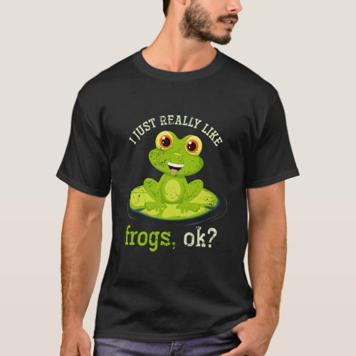 Tropical Amphibian Animal Lover Gift Rainforest Fr T_Shirt