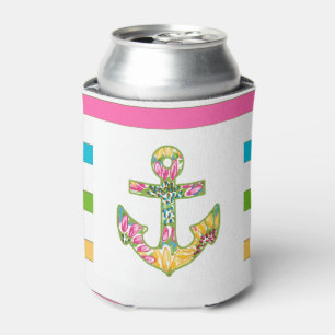 Tropical Anchor Can Cooler
