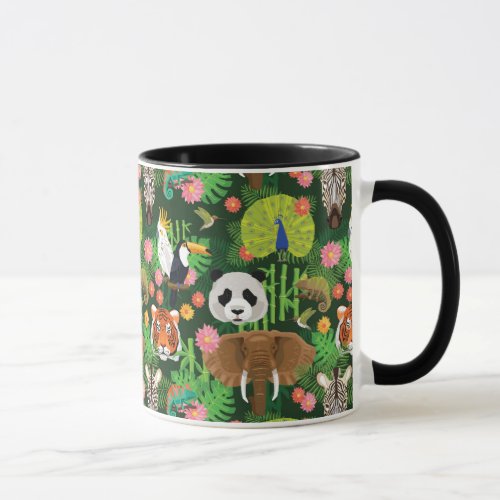 Tropical Animal Mix Mug