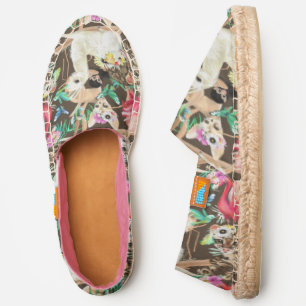 Tropical Animal Pattern Espadrilles