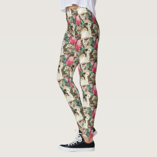 Tropical Animal Pattern Leggings