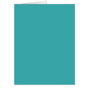Tropical Aqua / Turquoise Solid Color SW 6767 Card
