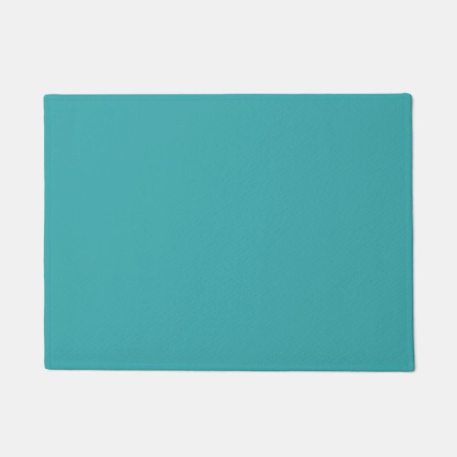 Tropical Aqua / Turquoise Solid Color SW 6767 Doormat (Front)